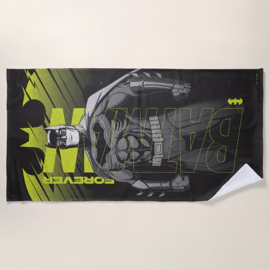 Forever Batman Power Up Character Art Strandlaken (Voorkant)