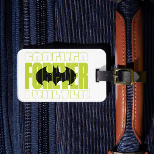 Forever Batman Typografie Symbool Grafisch Bagagelabel
