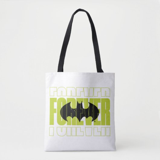 Forever Batman Typografie Symbool Grafisch Draagtas (Voorkant)