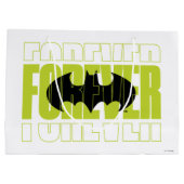 Forever Batman Typografie Symbool Grafisch Groot Cadeauzakje (Achterkant)