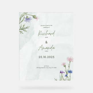 Forever Begins Here: Elegante bruiloft Posters