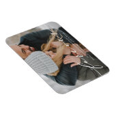 Forever Begins Save the Date Photo Magnet Magneet (Rechterzijde)