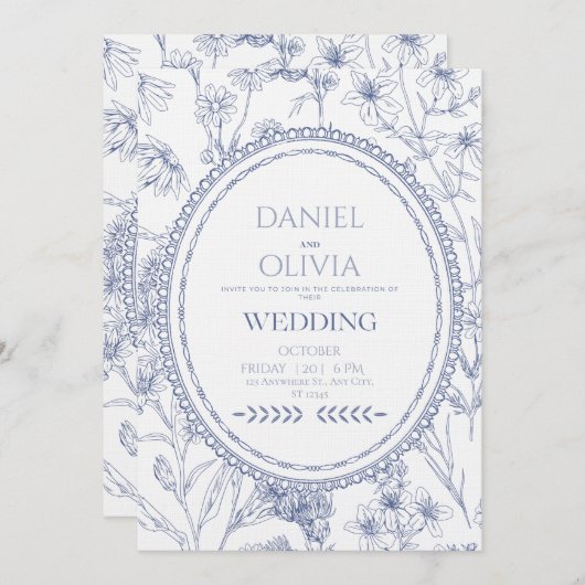 Forever Begins Today Wedding Invitation  (Devant / Derrière)