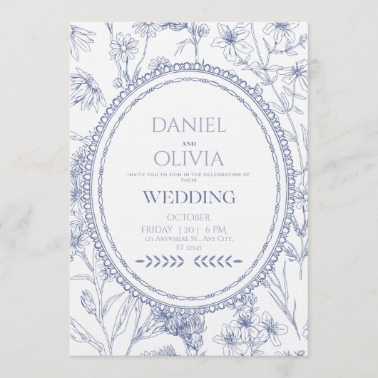 Forever Begins Today Wedding Invitation  (Devant)