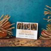 Forever Best Friends Fotocollage Vriendschap Gift Fotoplaat (Zijkant)