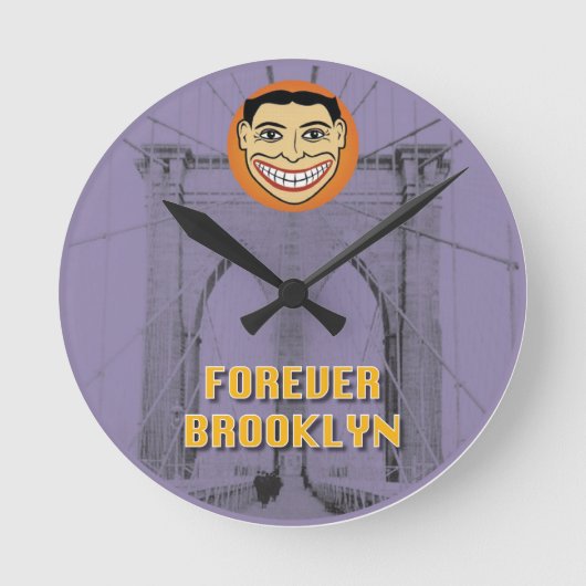 Forever Brooklyn Clock Ronde Klok (Voorkant)