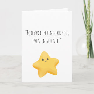 Forever Cheering For You Encouragement Card Kaart
