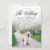 Forever Classic Photo Wedding Invitation FCL (Devant)