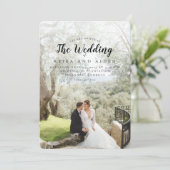 Forever Classic Wedding Kaart (Staand voorkant)