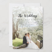 Forever Classic Wedding Kaart (Voorkant)