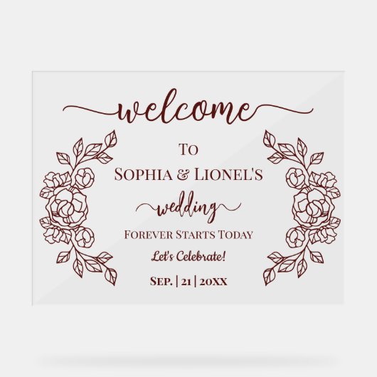 Forever commence aujourd'hui Maroon Accueil minima (Recto)