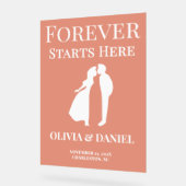 Forever commence ici | Accueil Mariage de automne  (Angle)