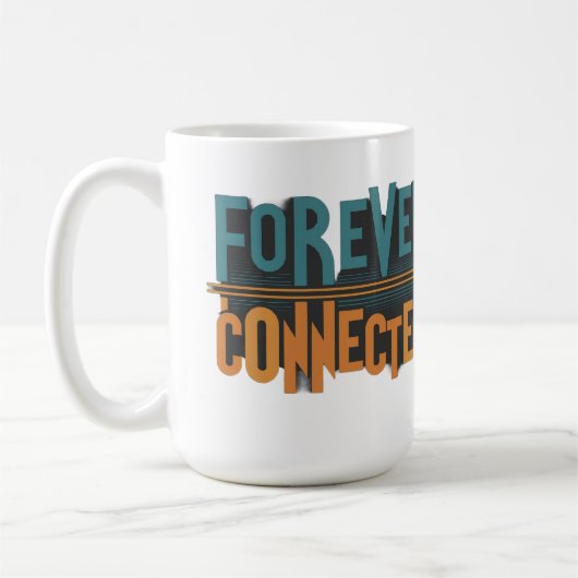 Forever Connected Coffee-Mok Koffiemok (Links)