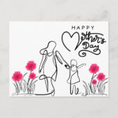 Forever Connected Viering Mam Feestdagenkaart (Voorkant)