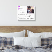 Forever & Day Darling echtgenoot ESP Canvas Afdruk (Insitu (Slaapkamer))