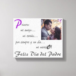 Forever & Day Darling echtgenoot ESP Canvas Afdruk