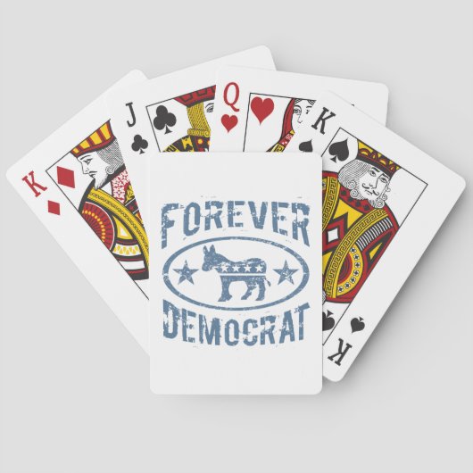 Forever Democraat Pokerkaarten (Achterkant)