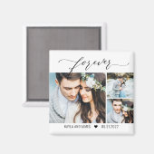 Forever Editable Kleur sparen de Foto van de Datum Magneet (Voorkant / Achterkant)