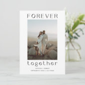Forever Ensemble Sage Green Mariage Faire-part (Debout devant)