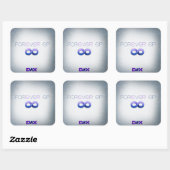 Forever EP-stickers Vierkante Sticker (Vel)