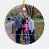 Forever Family Custom Tree Ornament (Achterkant)