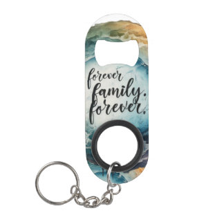 Forever Family, Forever Love Mini Bottle Opener Ke Flessenopener