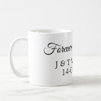 Forever & forever voeg koppelnaam datum liefde bed