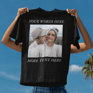 Forever Framed T-shirt met eigen foto en tekst