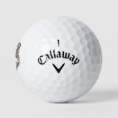 Forever Free Wolf Head Golf Balls Golfballen (Logo)
