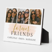 Forever Friends 3 Fotocollage Vriendschap Gift Fotoplaat (Zijkant)