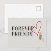 Forever Friends: Dog Postcard Briefkaart (Voorkant / Achterkant)
