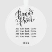 Forever Friends Ornament (achterkant)