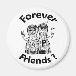 Forever Friends round magnet Magneet