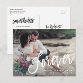 Forever geborsteld sparen de Mededeling van de Dat Aankondigingskaart (Voorkant / Achterkant)