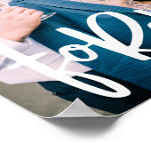 Forever Hand Lettered | Trouwfoto Poster (Hoek)