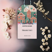 Forever Home Pastel Hearts Adoptie Foster Shower Cadeaulabel