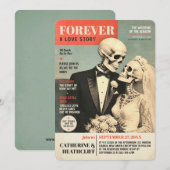 FOREVER Huwelijksgazette Uitnodiging (Voorkant / Achterkant)