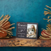 Forever in het liefhebben van aangepaste foto van  fotoplaat (Zijkant)