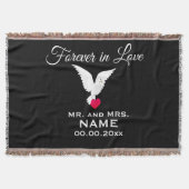Forever in Love Throw Blanket Deken (Voorkant)