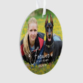 Forever in my Heart Custom Pet Dog Photo Memorial (devant)