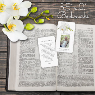 Forever in ons hart Foto Funeral Prayer Card Visitekaartje