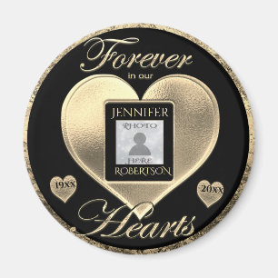 Forever in ons hart Foto Memorial Magneet