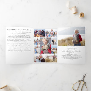 Forever in ons hart Foto Memorial Prayer Kaart