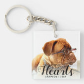 Forever in ons hart Foto Memorial Sleutelhanger (voorkant)