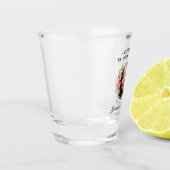 Forever in ons hart Foto Shot Glass Glas (Links)