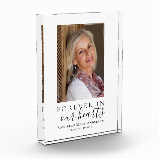 Forever in ons hart Foto Sympathie Memorial (Links)