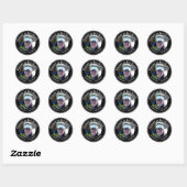 Forever in ons hart Fotoherinnering Ronde Sticker (Vel)