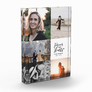 Forever in ons hart Memorial Collage Photo Block Fotoblokken