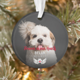 Forever in our Heart Chien 2 Photo Pet Memorial