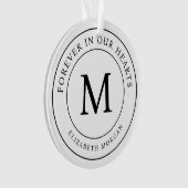 Forever in our Heart Funeral Memorial Modern (devant)